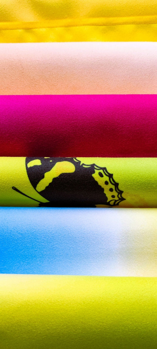 Microfiber training towel for yoga exercises 160X80 POLISH MANUFACTURER Color multicolor