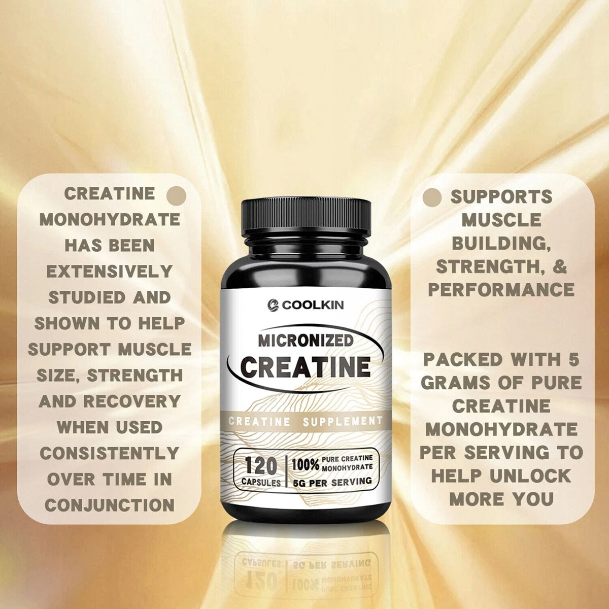 Micronized creatine - creatine monohydrate - for men, energy boost Expiration date at least 1 year from the date of purchase