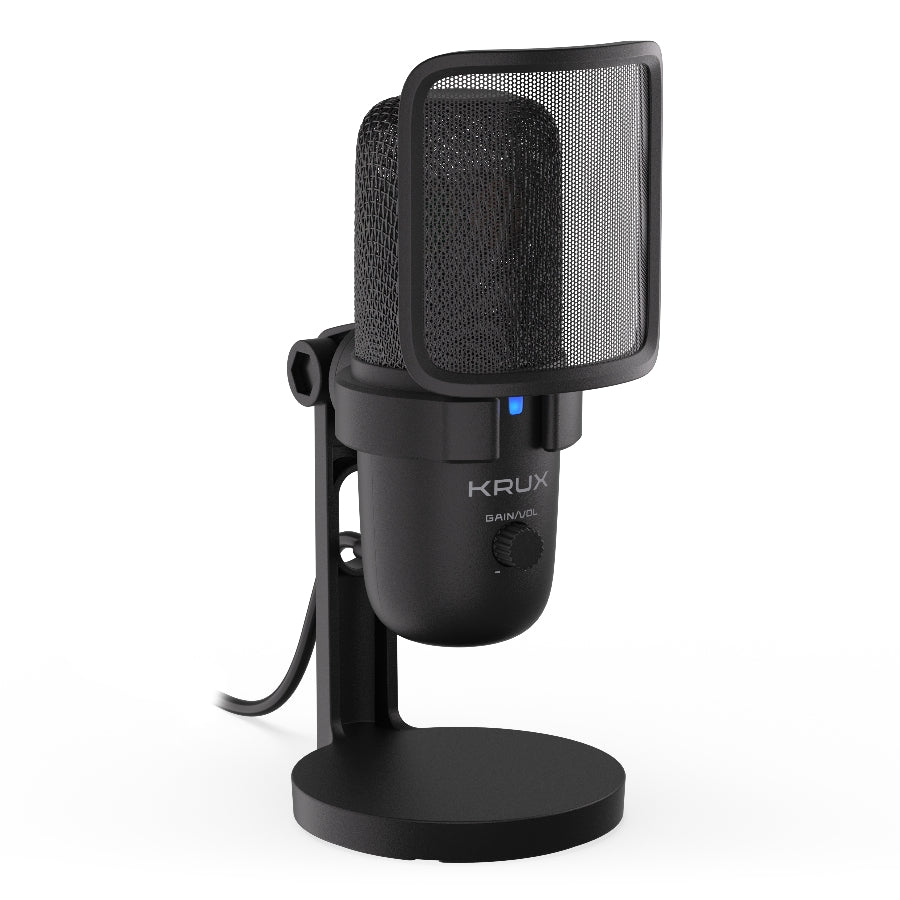 Microphone USB KRUX Emote 2000S, 2 modes, pop filter, minijack 3,5mm