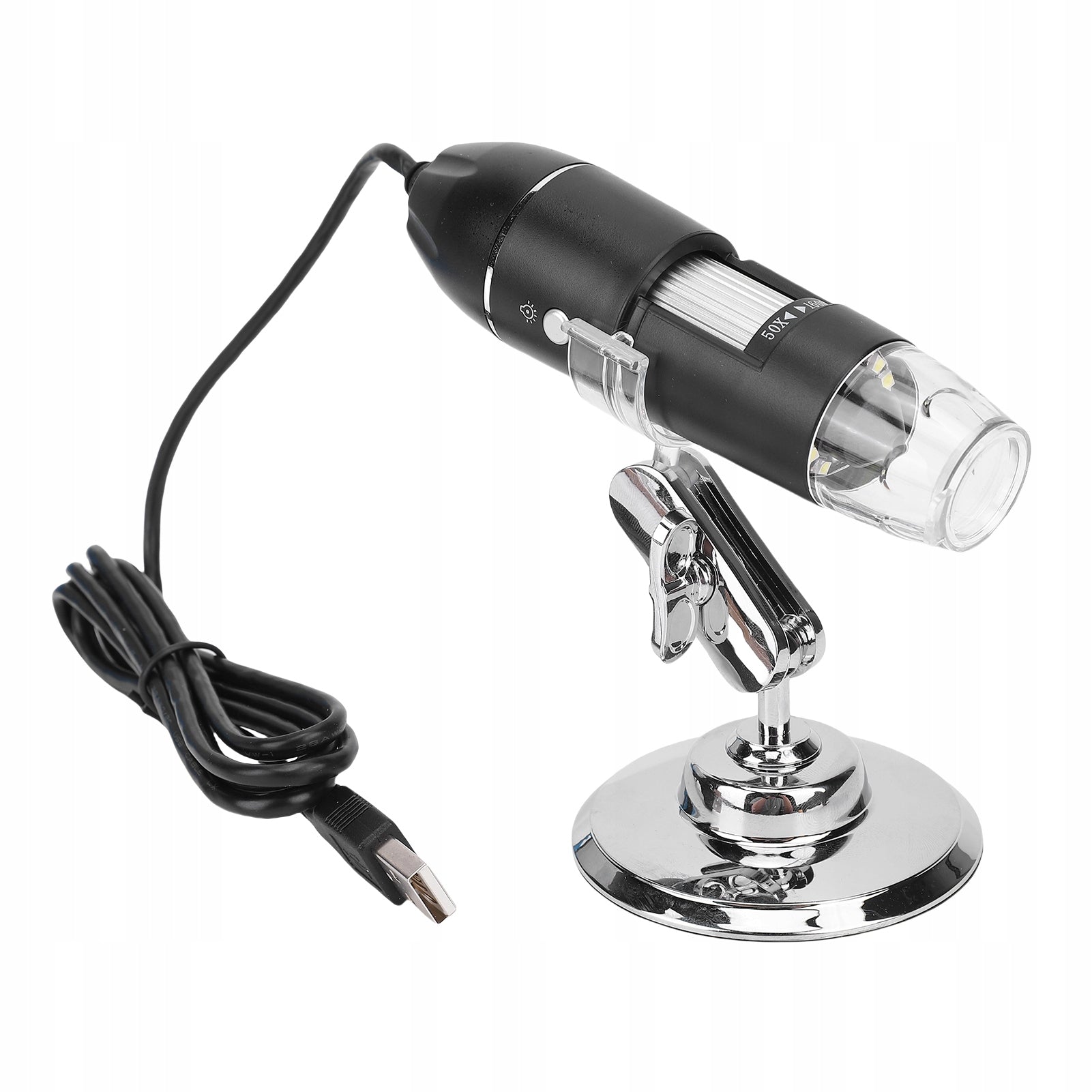 Microscope 1600X 3 in 1 HD Interface 4 Brightness Levels Light P5