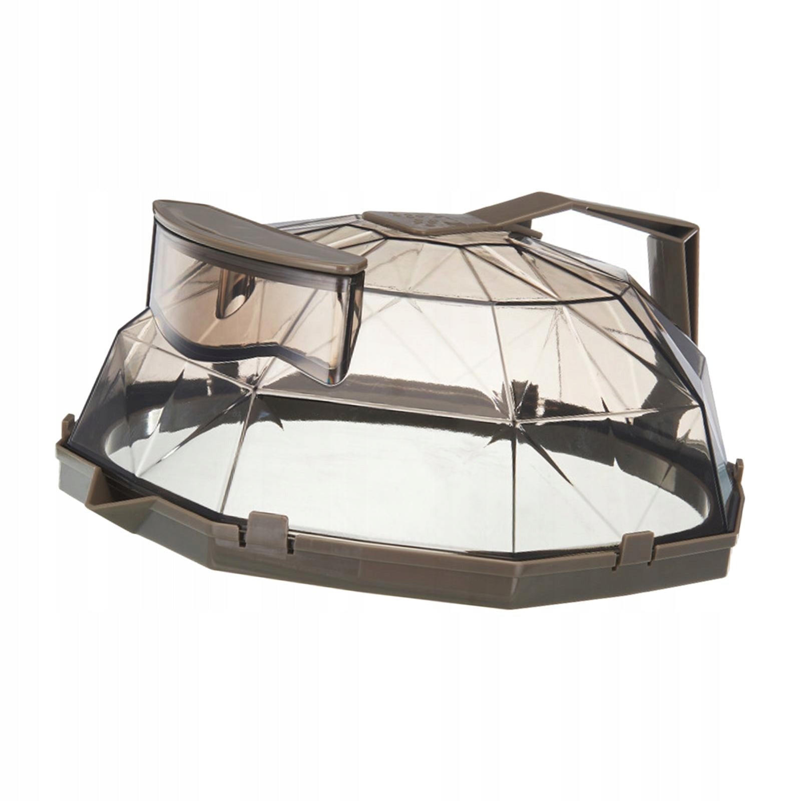 Microwave Oil Proof Cover with Water Guidance Use Below 200 Celsius B-Brown Packaging status original