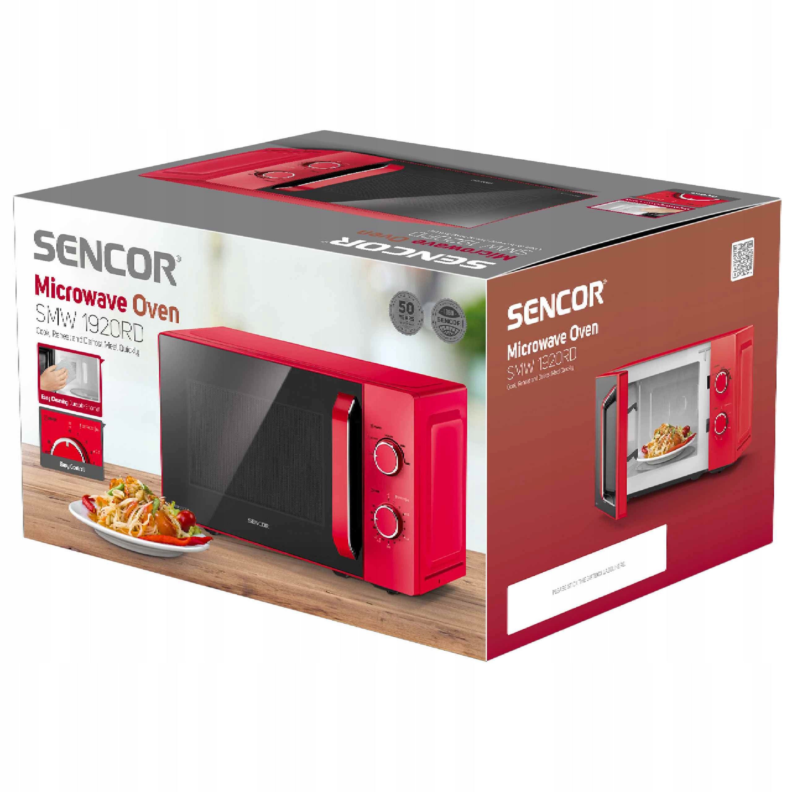 Microwave Oven Sencor SMW 1920RD 700W 20L Red Manufacturer code SMW 1920RD
