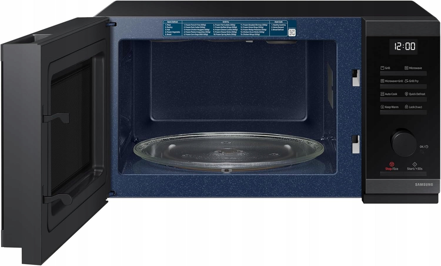 Microwave Samsung MS23DG4504AGE1 800W 23L Black Brand Samsung
