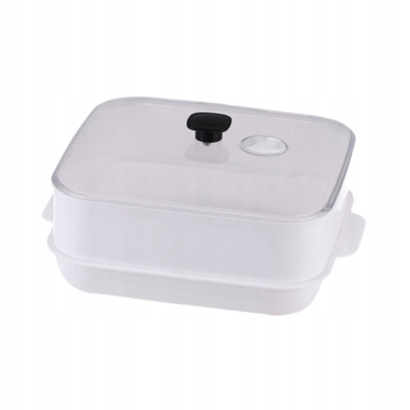 Microwave Steamer Cooking Pot Kitchen Tool Easy Clean Large Single Layer
