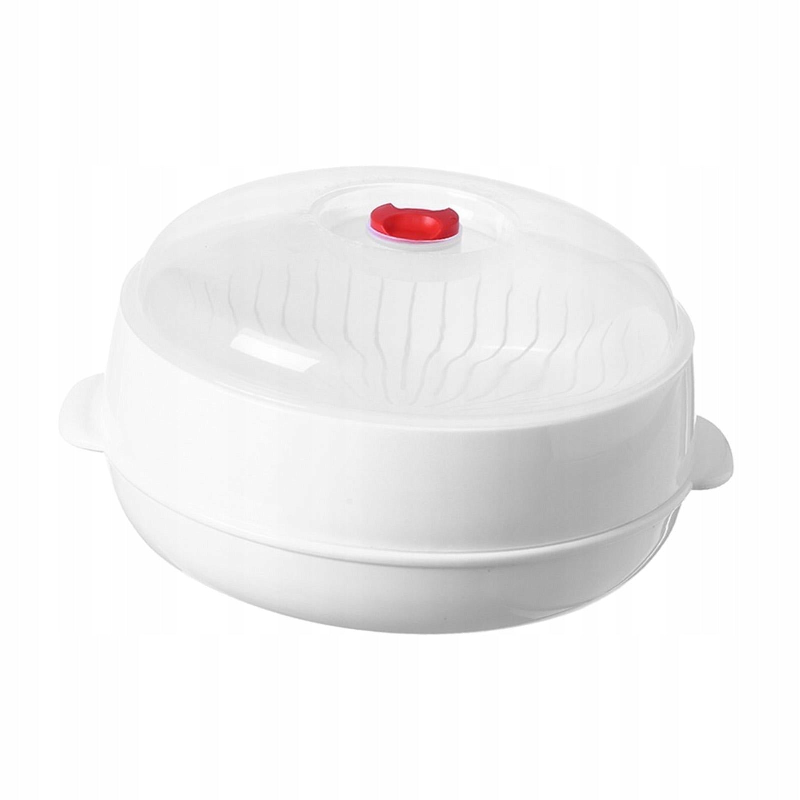 Microwave Steamer High Temperature Resistant Steaming Utensil Food round Packaging status original