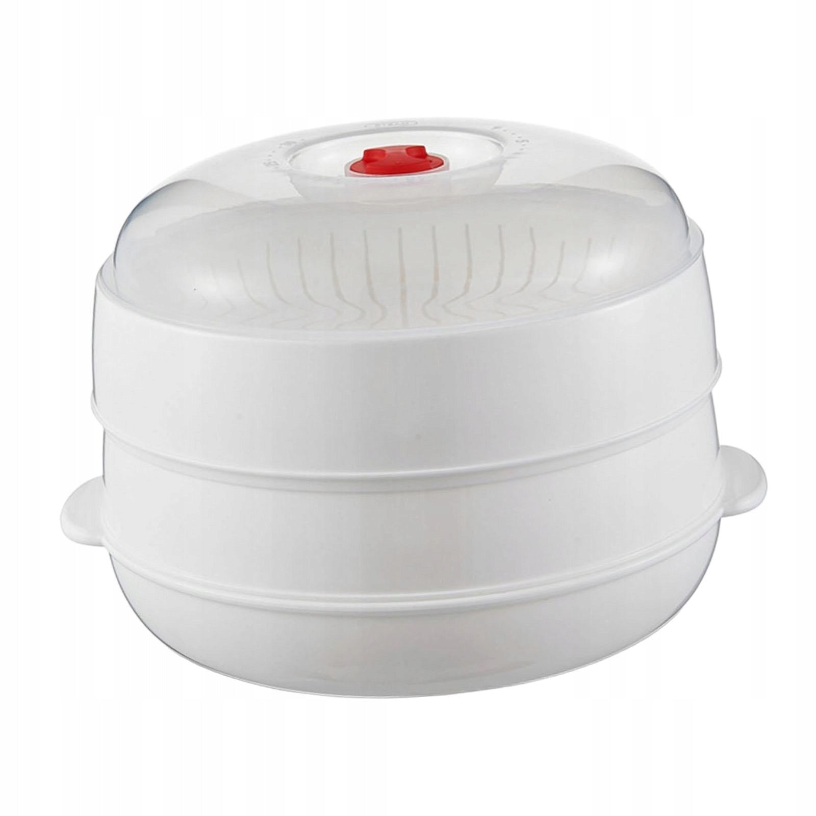 Microwave Steamer Pot 2 Layers Microwave Oven Dishes for War Brand no brand