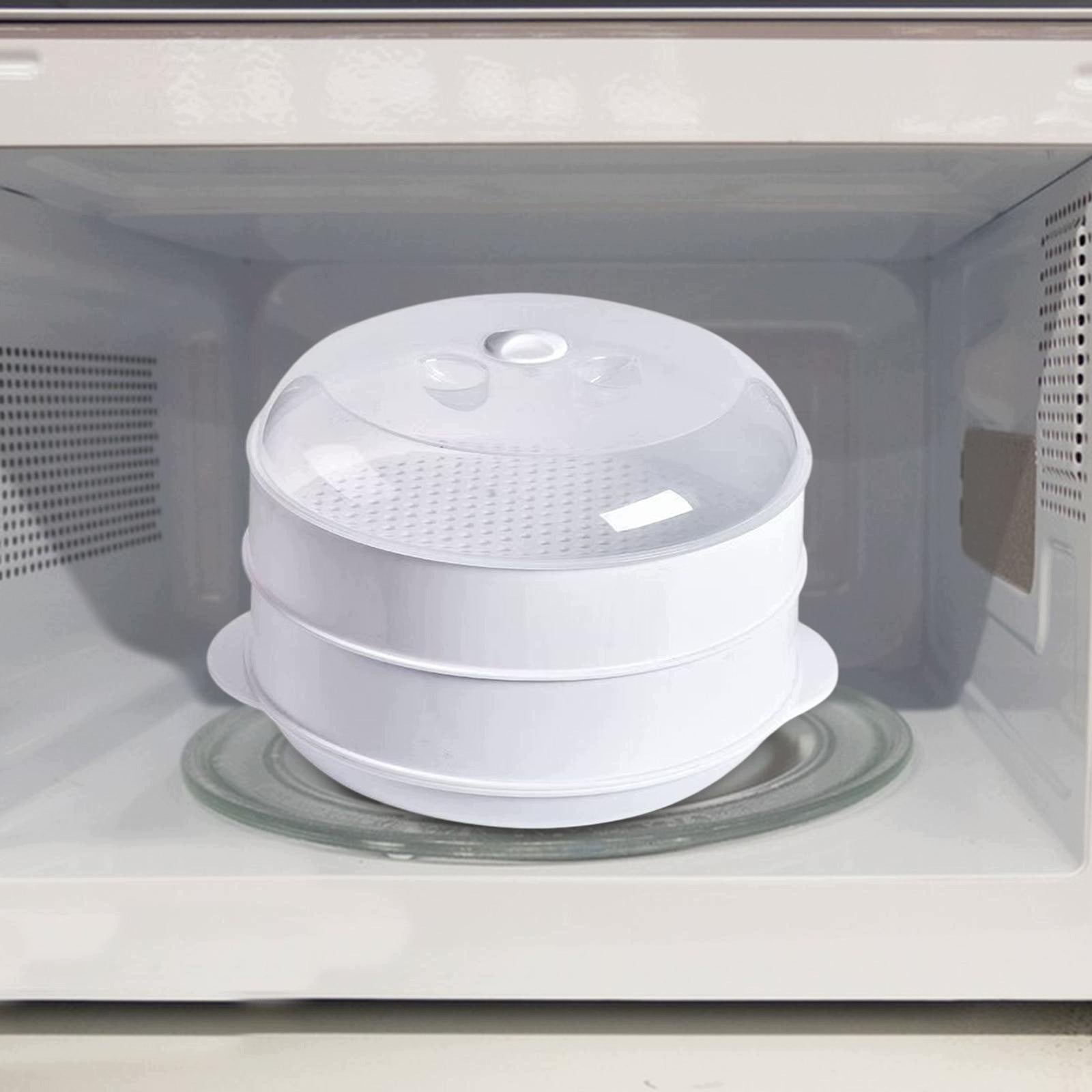 Microwave Steamer Steamer Bowl for Cooking Quick And Easy double layer