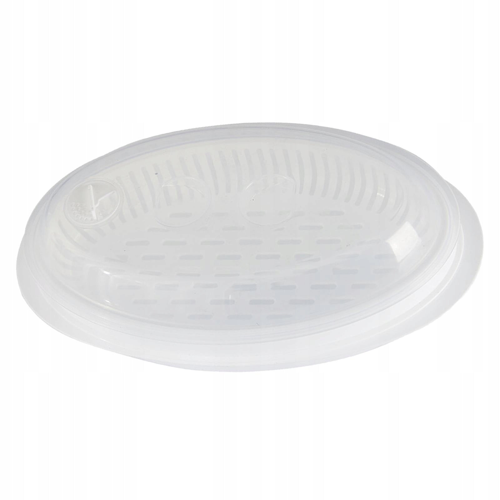 Microwave Steamer with Vented Lid Plastic Basket Steamed Fish Container Packaging status original