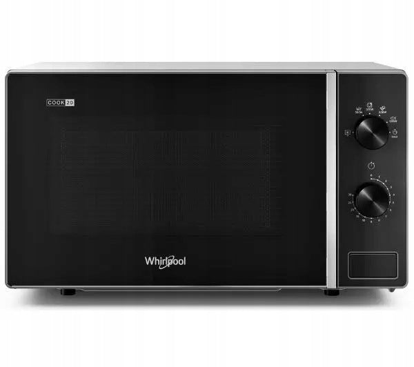 Microwave Whirlpool MWP 101 SB 700W 20 Liters Black & Silver