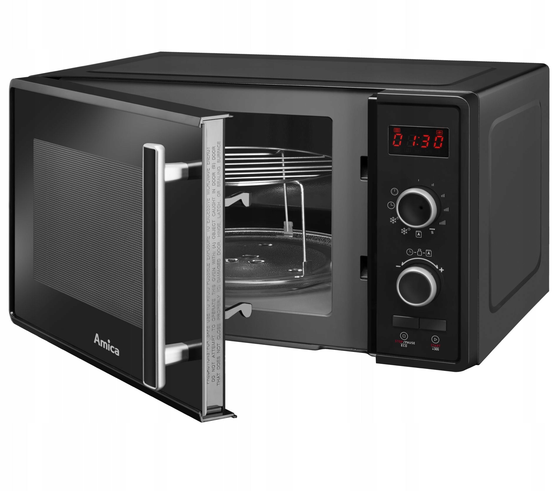Microwave oven Amica AMMF23E1GB 23 L GRILL Brand Amica