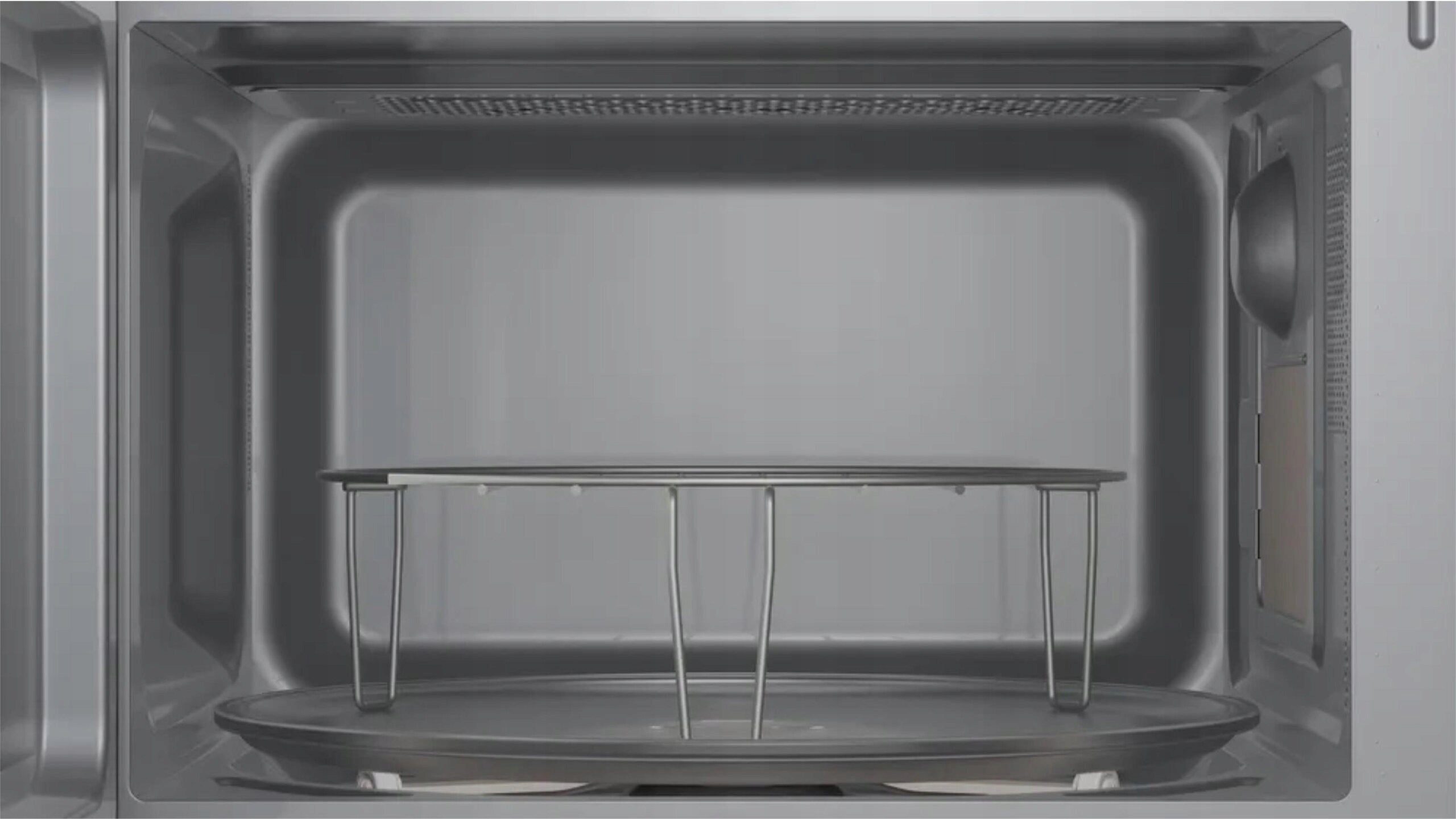 Microwave oven BOSCH FEL023MS2 800W 27 cm 20L Grill Black and silver Dominant color black