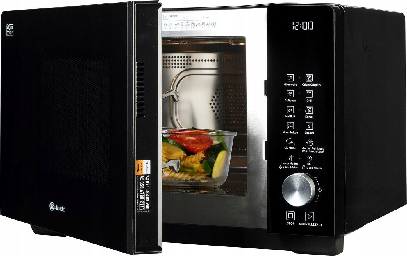 Microwave oven Bauknecht MF 258 B 25 lit / 62 recipes / 800W/grill Packaging status original