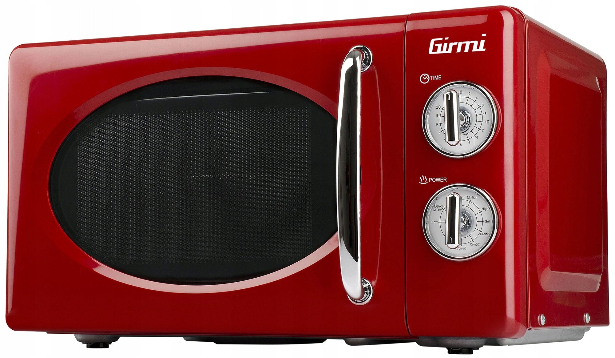 Microwave oven GIRMI FM2102 700W 24.5 cm 20L Red Model FM2102