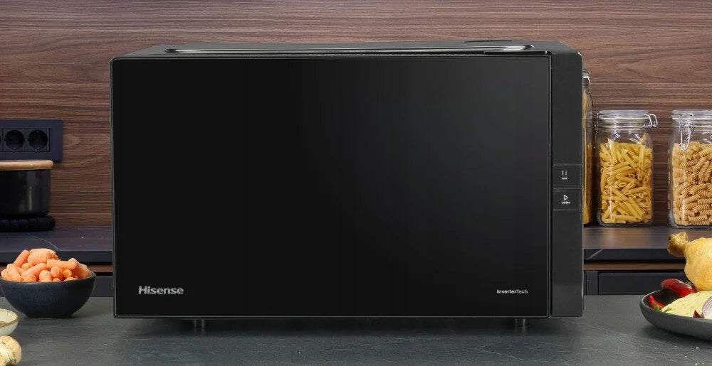 Microwave oven HISENSE H25MOBS4HGI 900W diameter 28.5 cm 25L black Brand Hisense