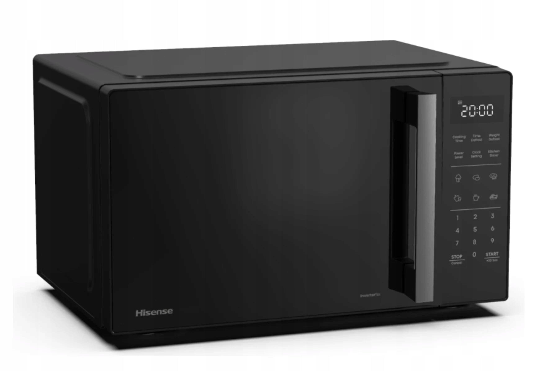 Microwave oven Hisense 23 l black 900 W grill 10 power levels Manufacturer code 744178