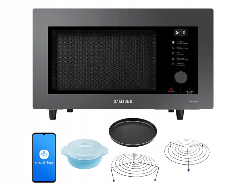 Microwave oven SAMSUNG BESPOKE MC32DB7746KCE2 1400 W 32 L graphite