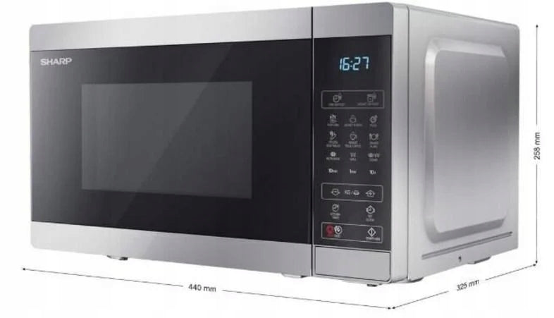 Microwave oven SHARP YC-MG02E-S with grill 20l Brand Sharp