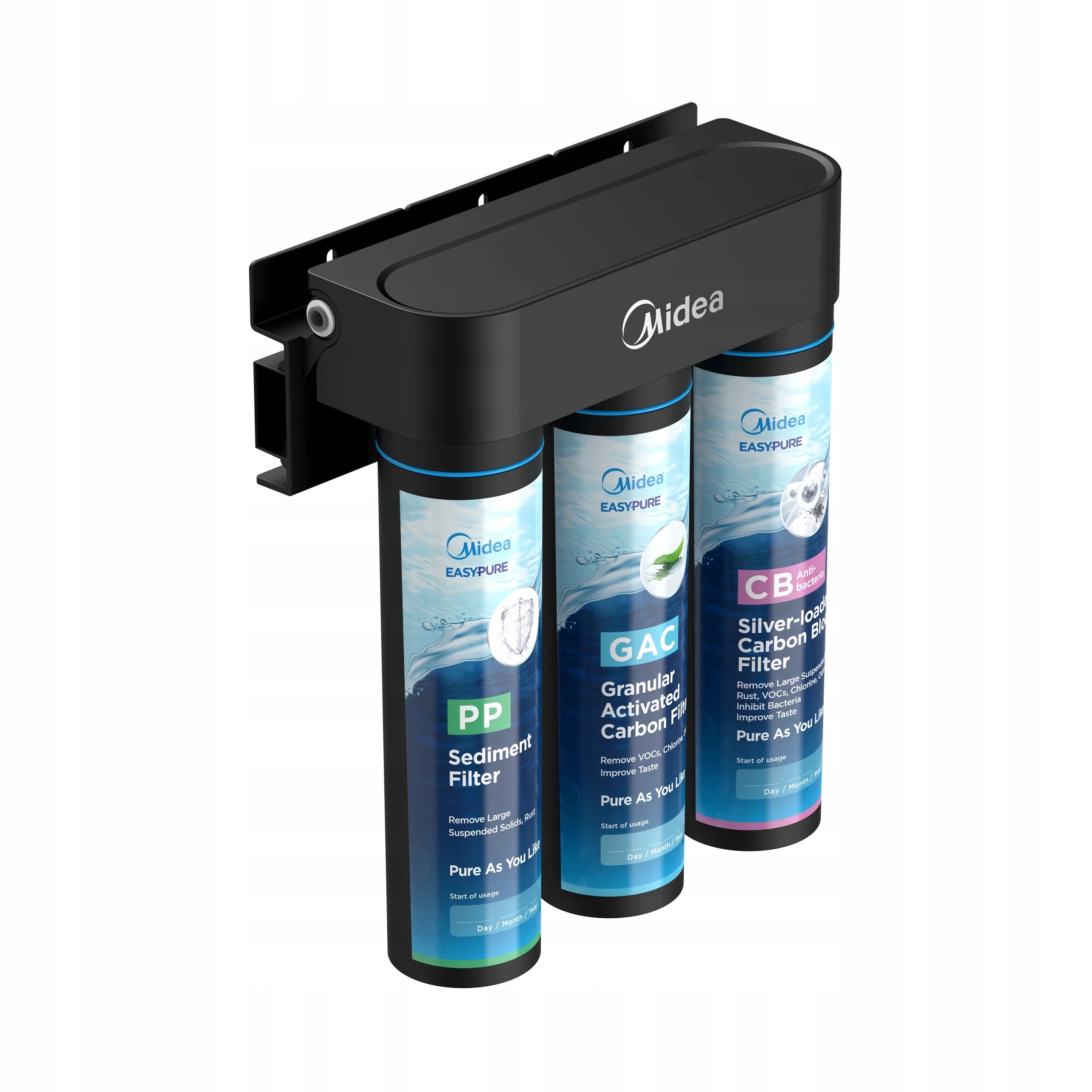 Midea EasyPure Flavour Undersink Water Filter for Improved Water Taste Packaging status original