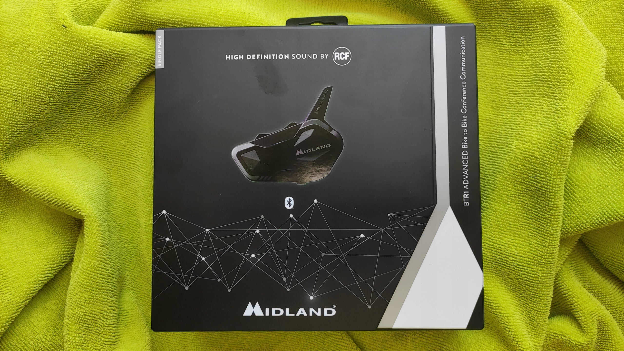 Midland BTR1 ADVANCED X SINGLE Intercom FM radio!!! Instruction PL!!! Manufacturer's catalog number C1529