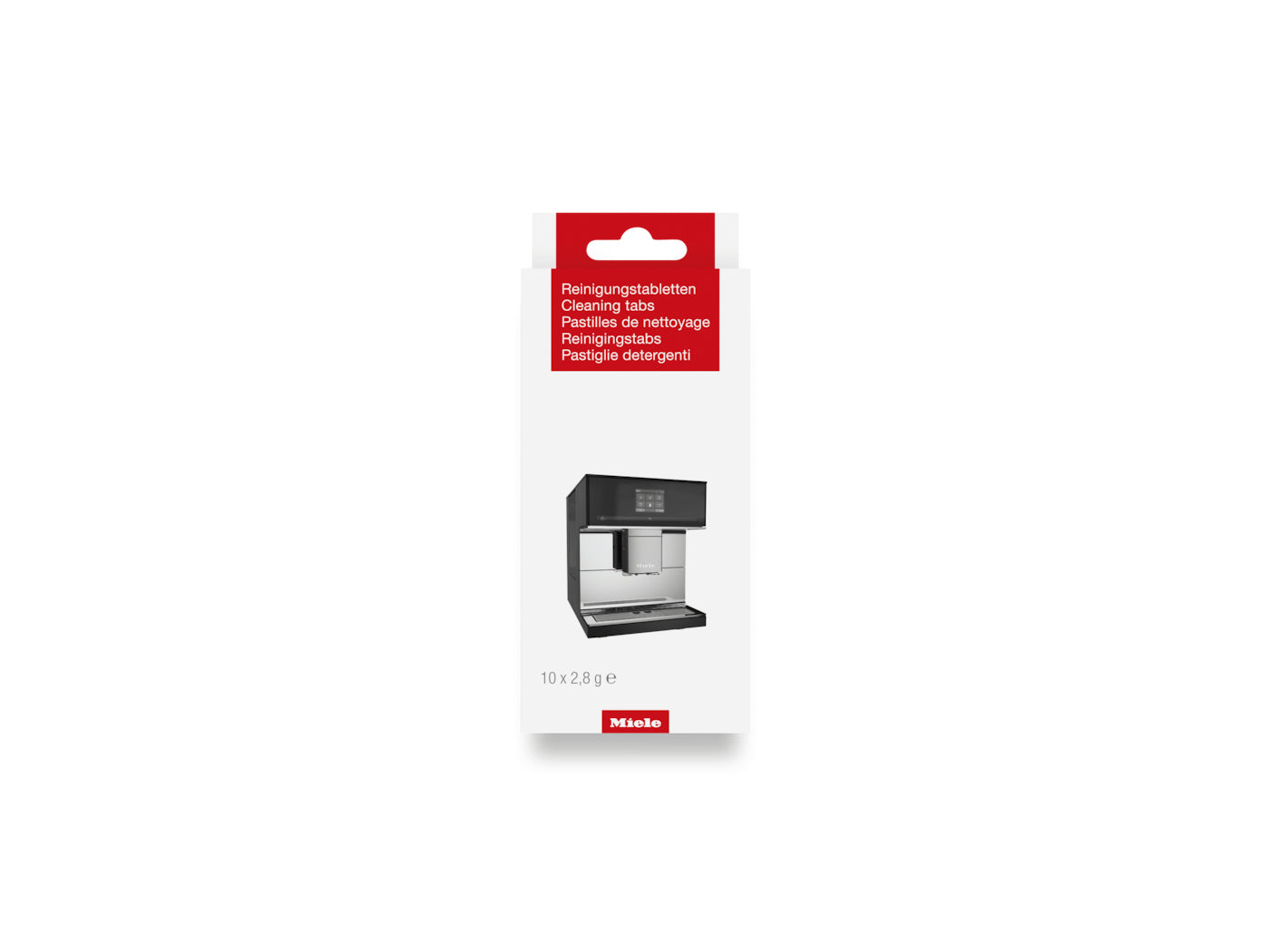 Miele Cleaning Tablets 10 Pieces for Coffee Machines (11201200) Packaging status original