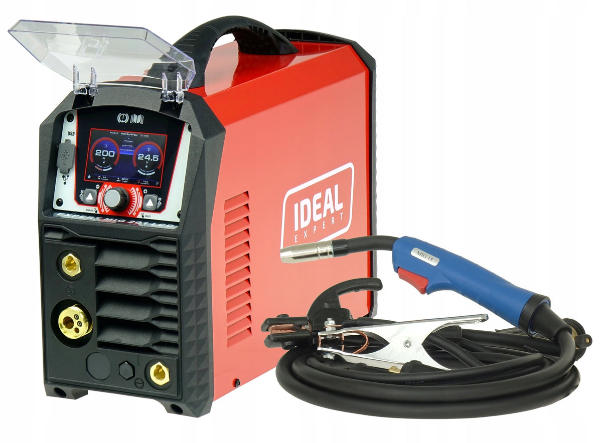Migomat Inverter MIG MAG 200A MMA TIG Ideal Expert MIG 201 LCD