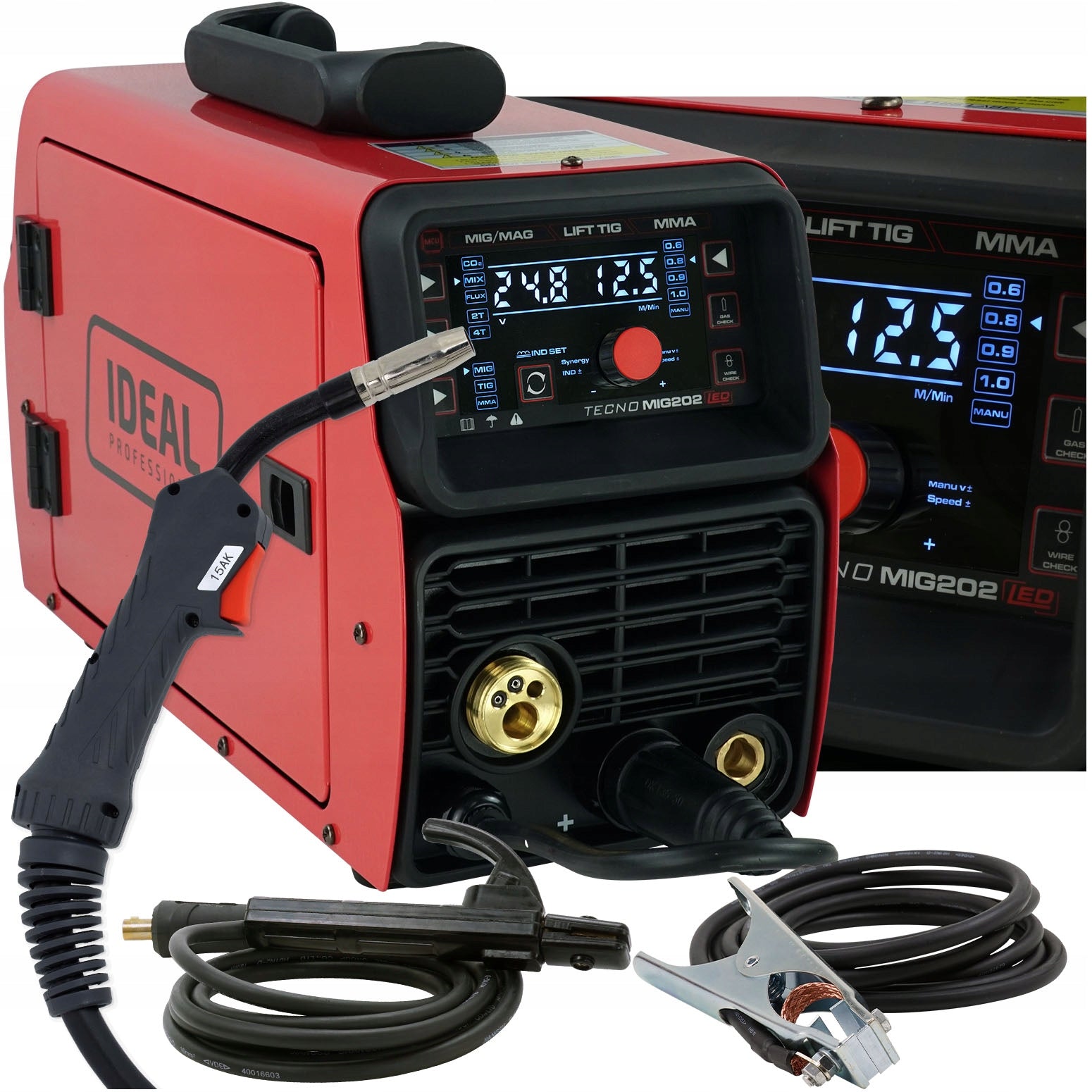 Migomat MIG 200 Synergia LED 3in1 230V MMA WELDING MACHINE