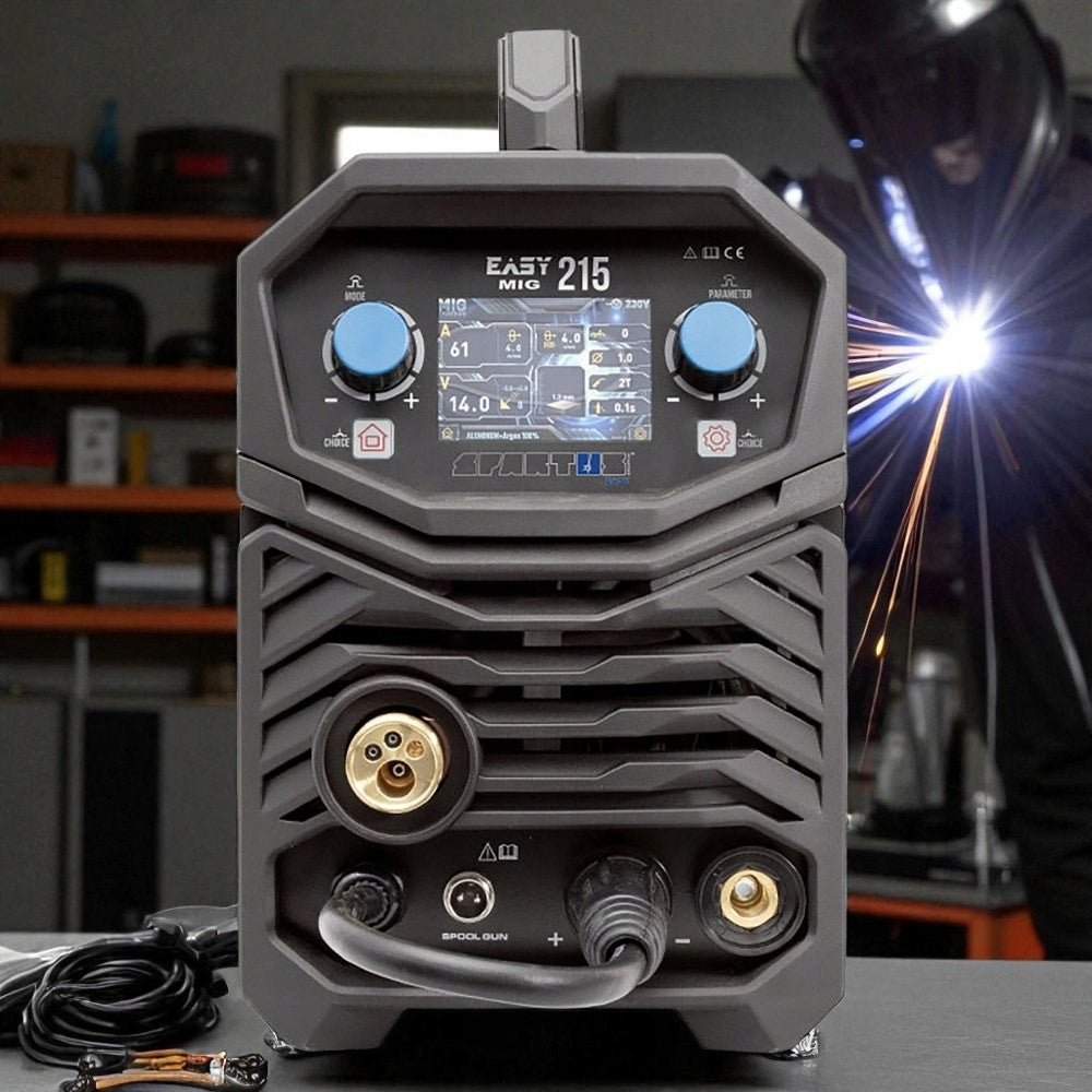 Migomat Spartus Easy MIG 215 WELDING MACHINE 3IN1 SEMI-AUTOMATIC WELDING MACHINE Manufacturer code EASYMIG215-PAK-15-3 -MIGOMAT