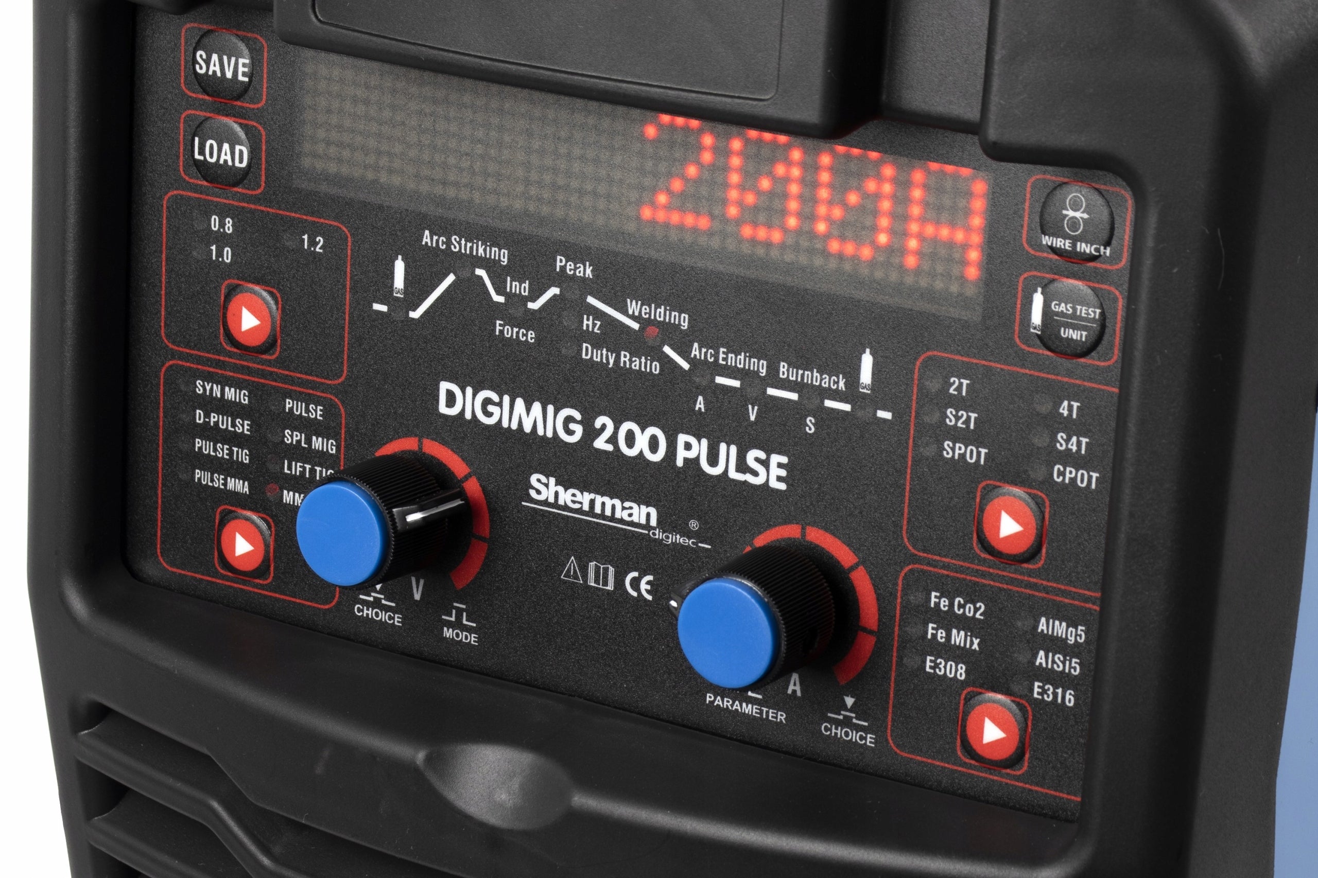 Migomat welder Sherman MIG 200 MMA TIG Synergy Manufacturer code 7812202