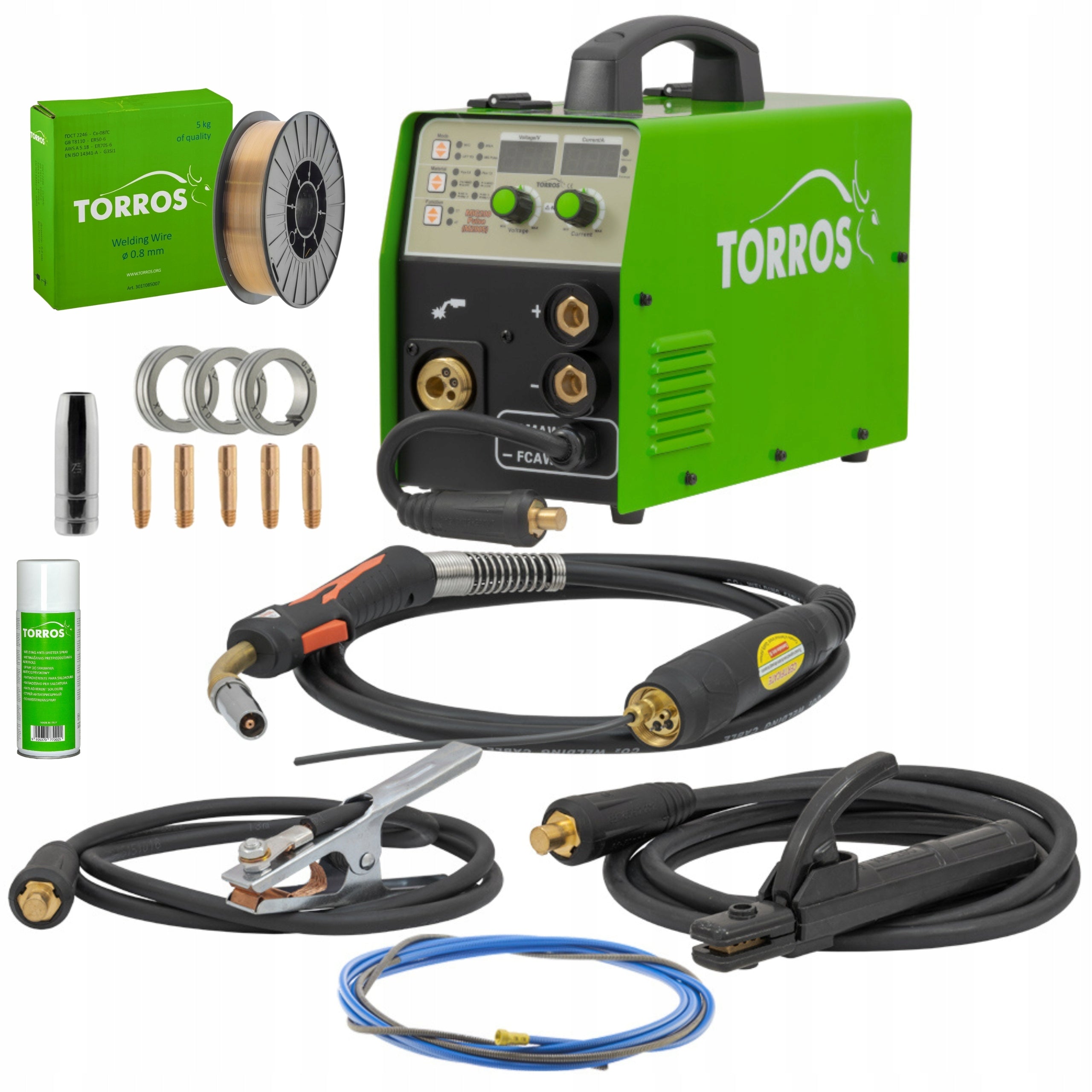 Migomat welder Torros MIG MAG MMA TIG 200A Synergy PULS 3in1 M2005 SET