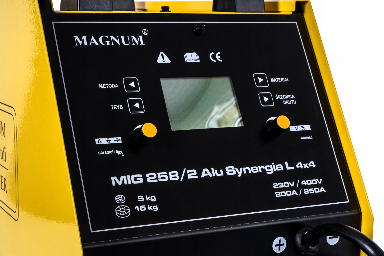 Migomat welding machine 250A Magnum MIG 258/2 MMA synergy 230V/400V 4R 2T 4T S4T Manufacturer code MIG MAGNUM 250/2 KPW2