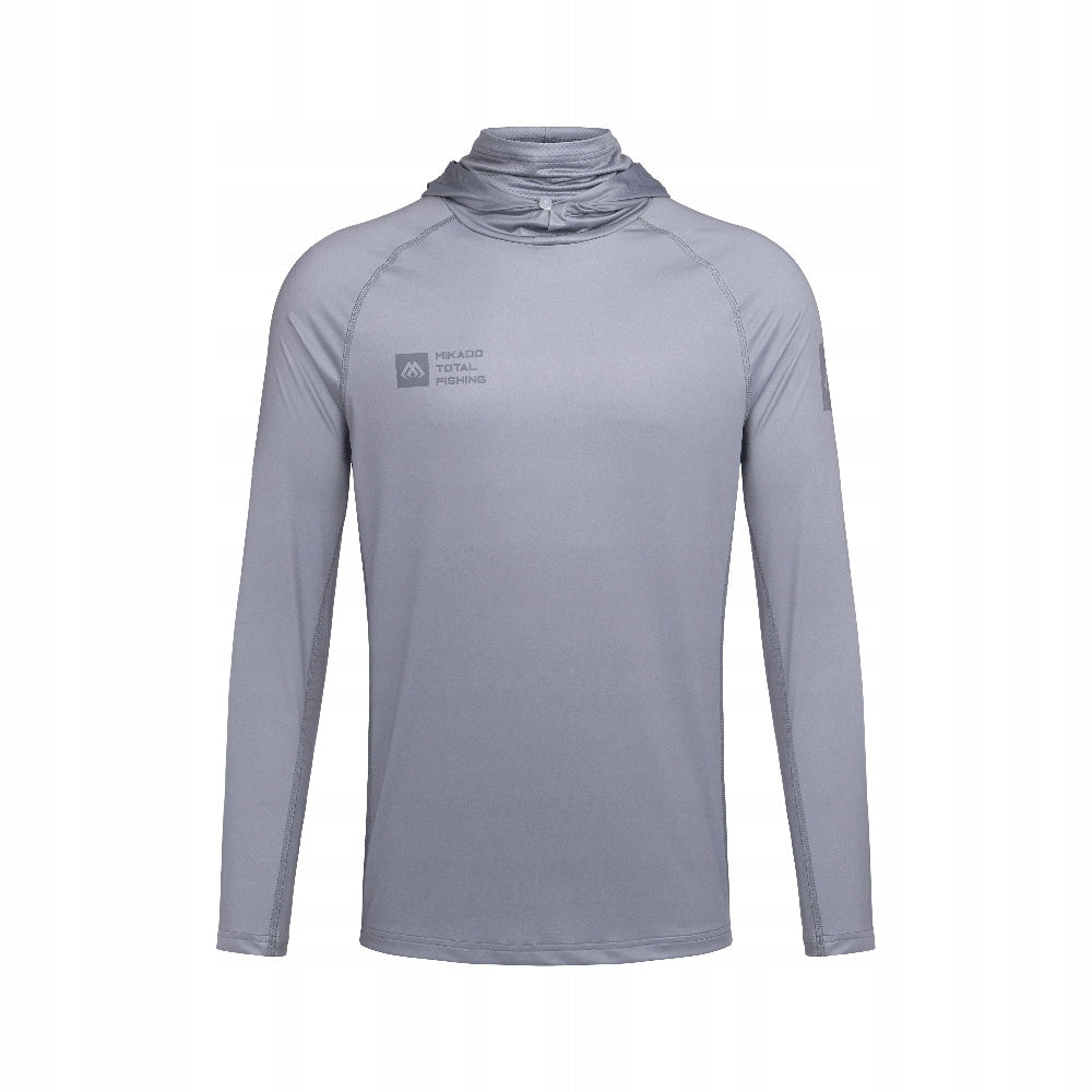 Mikado Sweatshirt with Hood, Chimney and UPF Filter Grey - 3XL