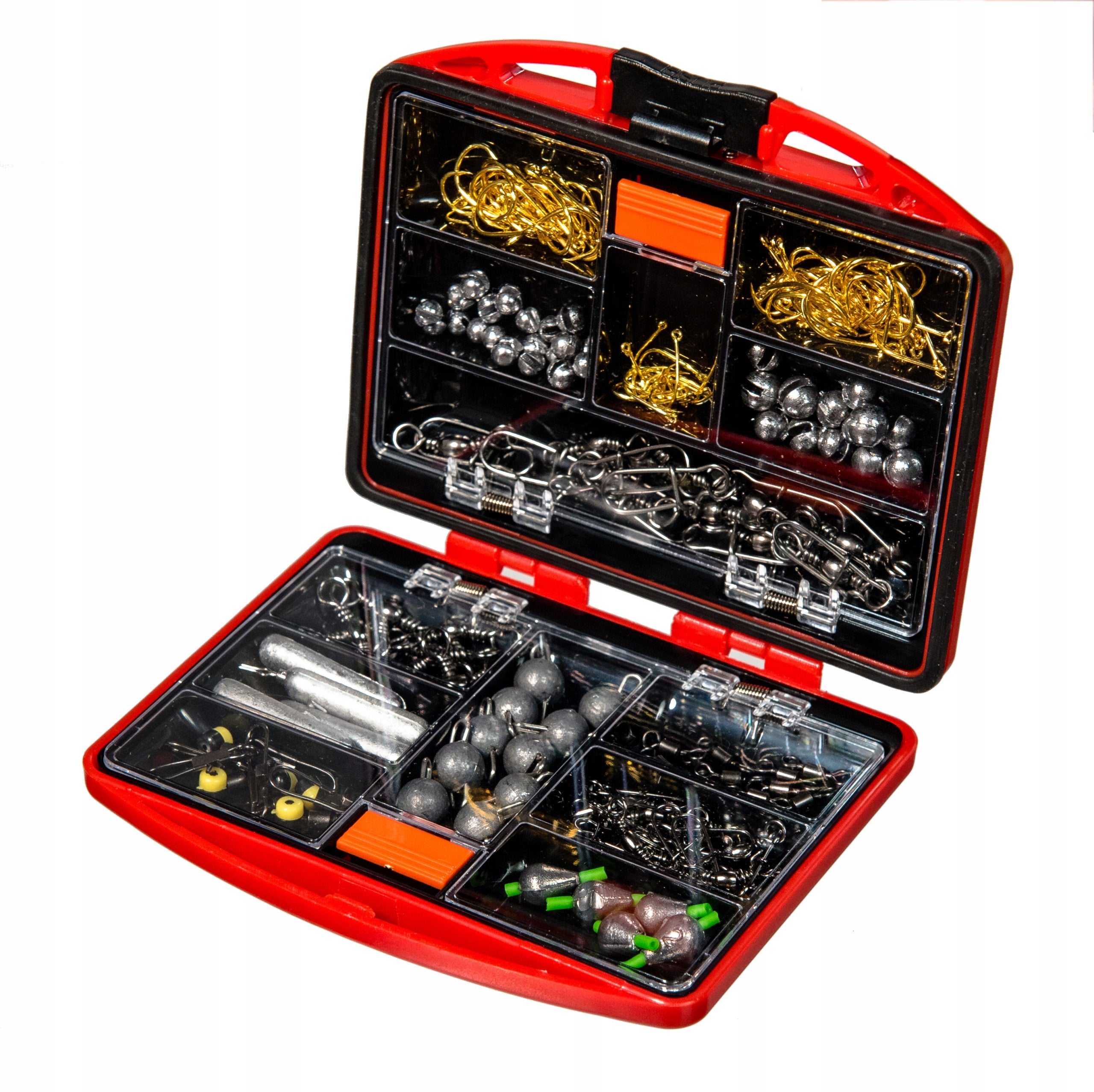 Mikado box with accessories swivel weights hooks Brand no brand