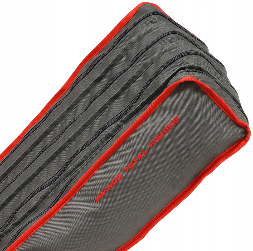 Mikado rod cover 4 chamber 170 cm grey for 4 fishing rods Width (longer edge) 170 cm