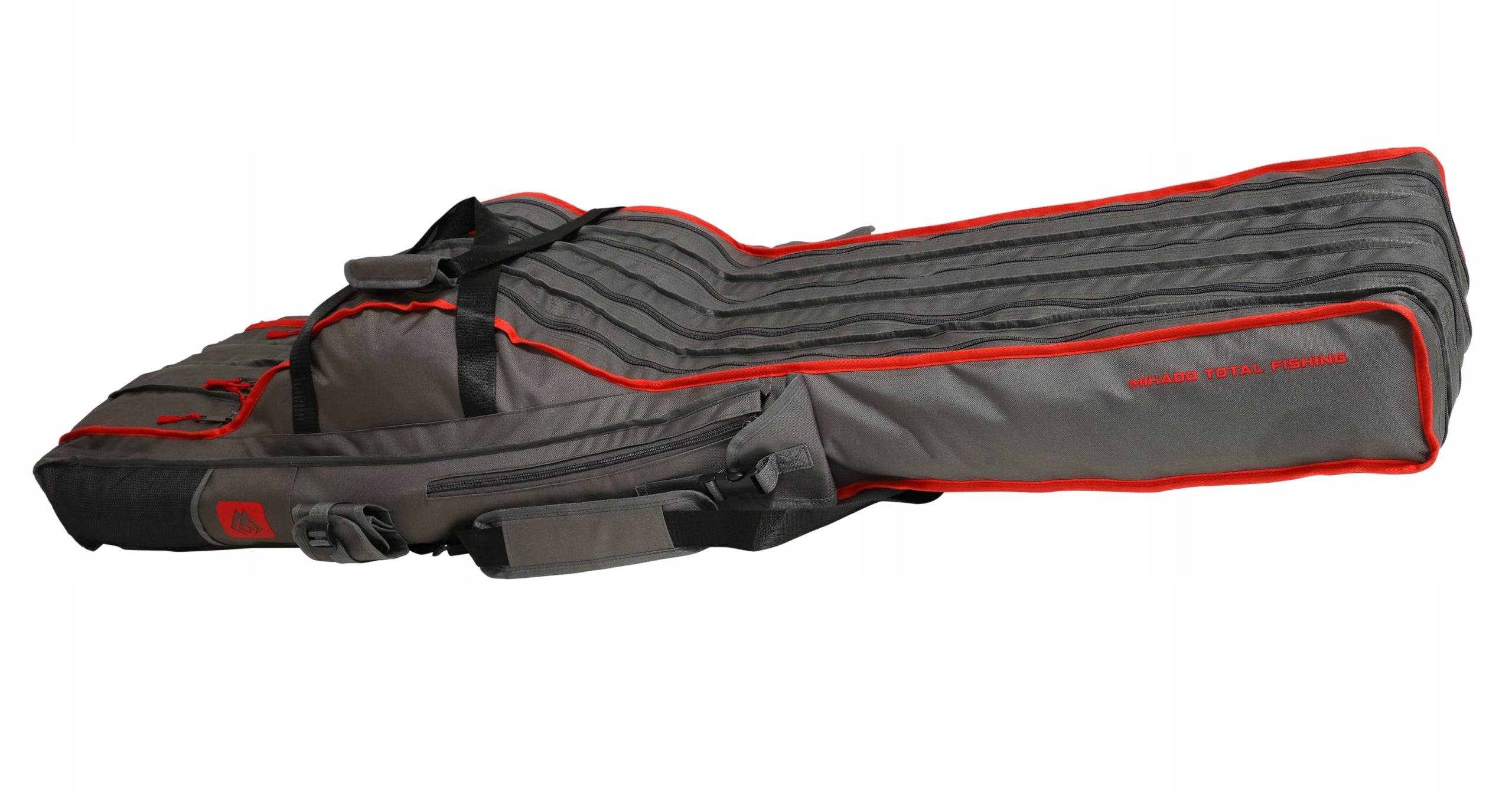 Mikado rod cover 4 chamber 170 cm grey for 4 fishing rods