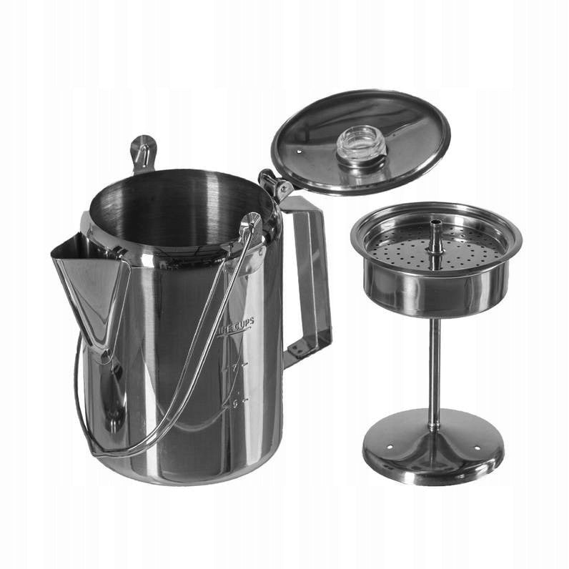 Mil-Tec - Kettle / tourist coffee maker with percolator - 1,2 l Manufacturer code 14680400