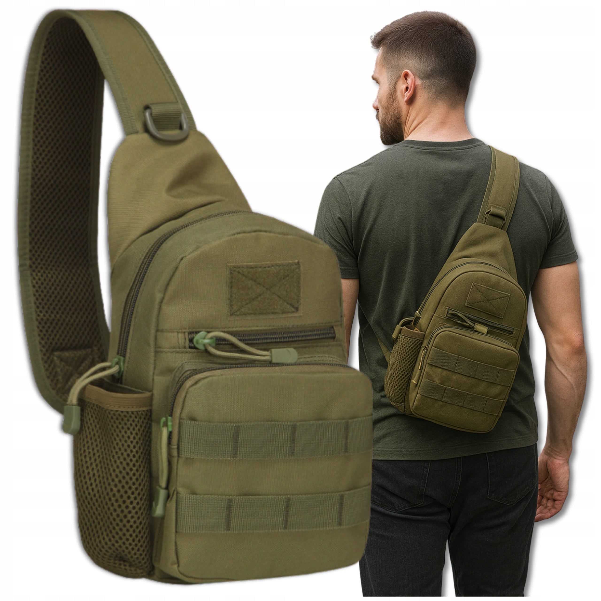 Military Backpack SURVIVAL Tactical Shoulder Bag Green Men's Sachet Brand EdiBazzar