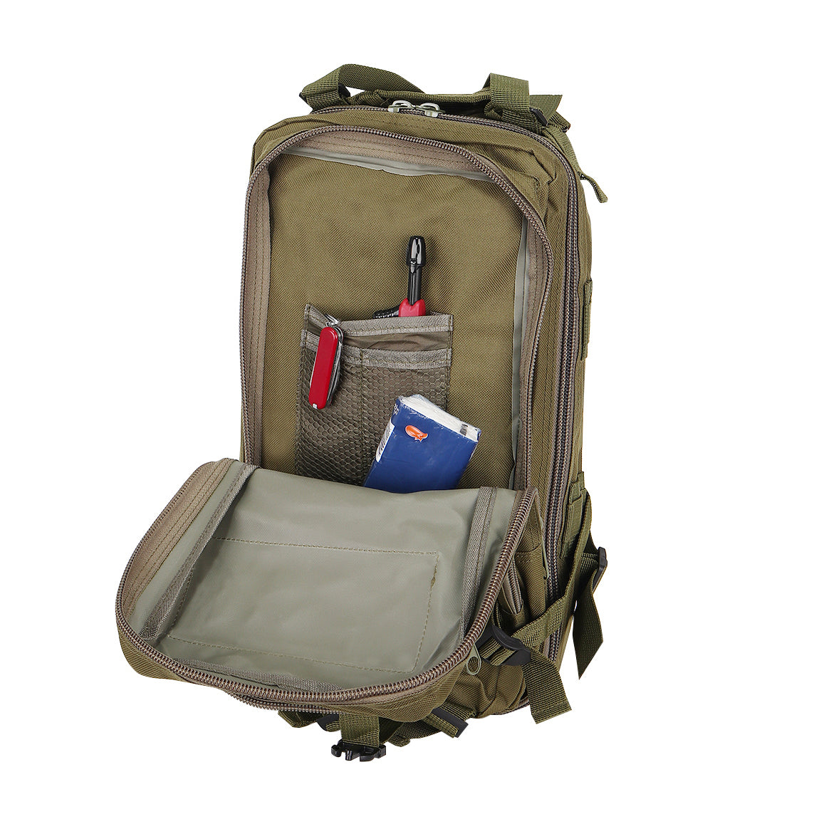 Military Tactical Hiking Backpack 26l Survival Treking Military Packaging status original