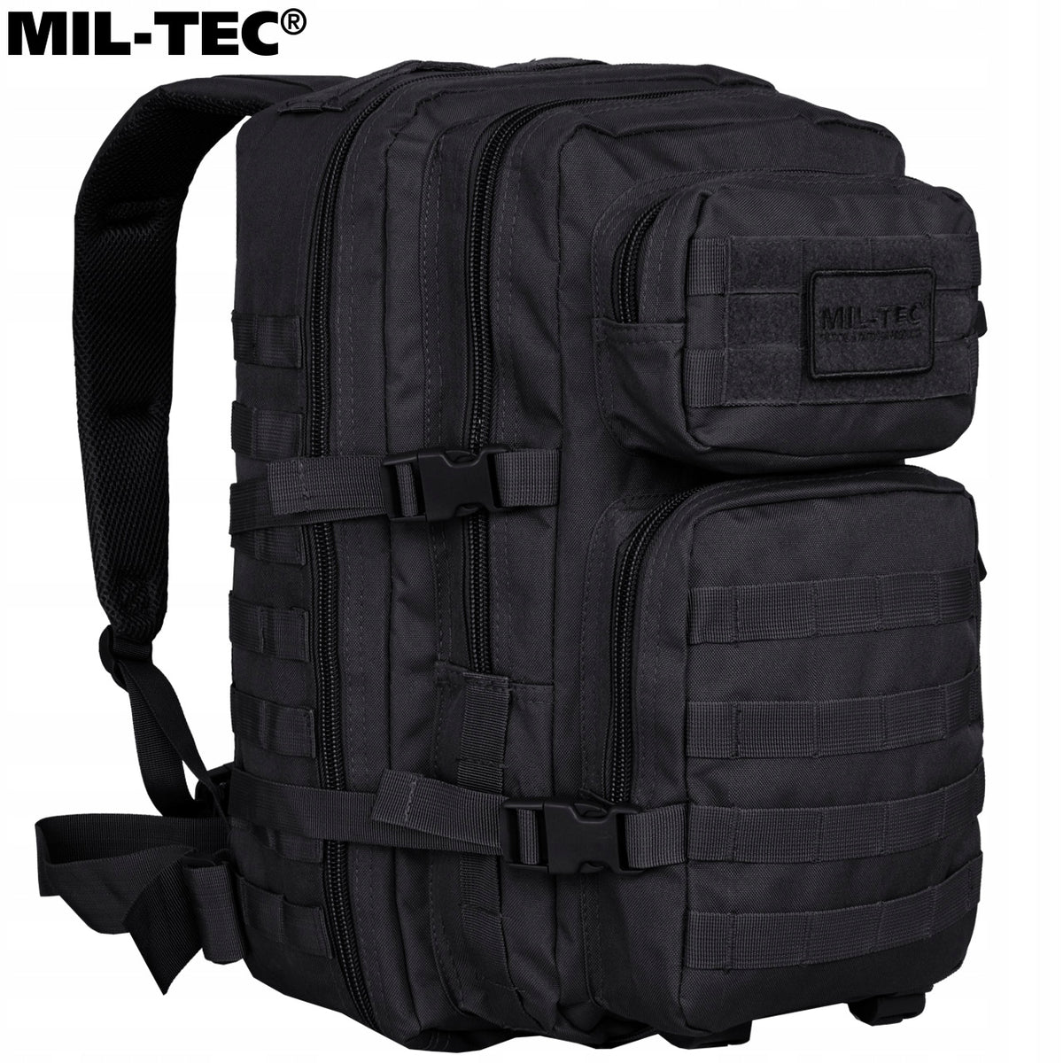 Military Tactical Military Backpack Mil-Tec Large Assault Pack 36 l Black Manufacturer code 14002202