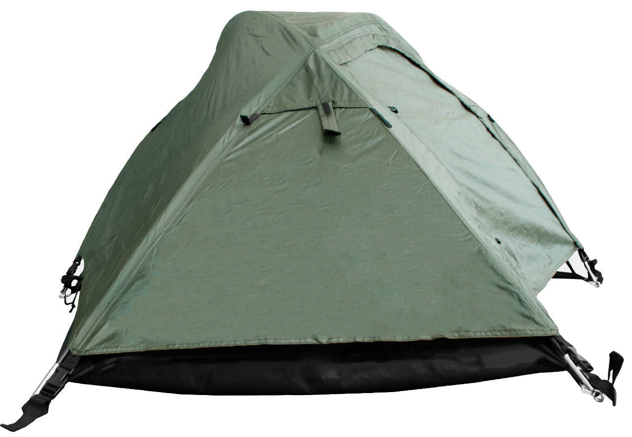 Military Tent 1-Person Mil-Tec Recom 135x240x80 cm Waterproof Olive Waterproofness less than 1500 mm