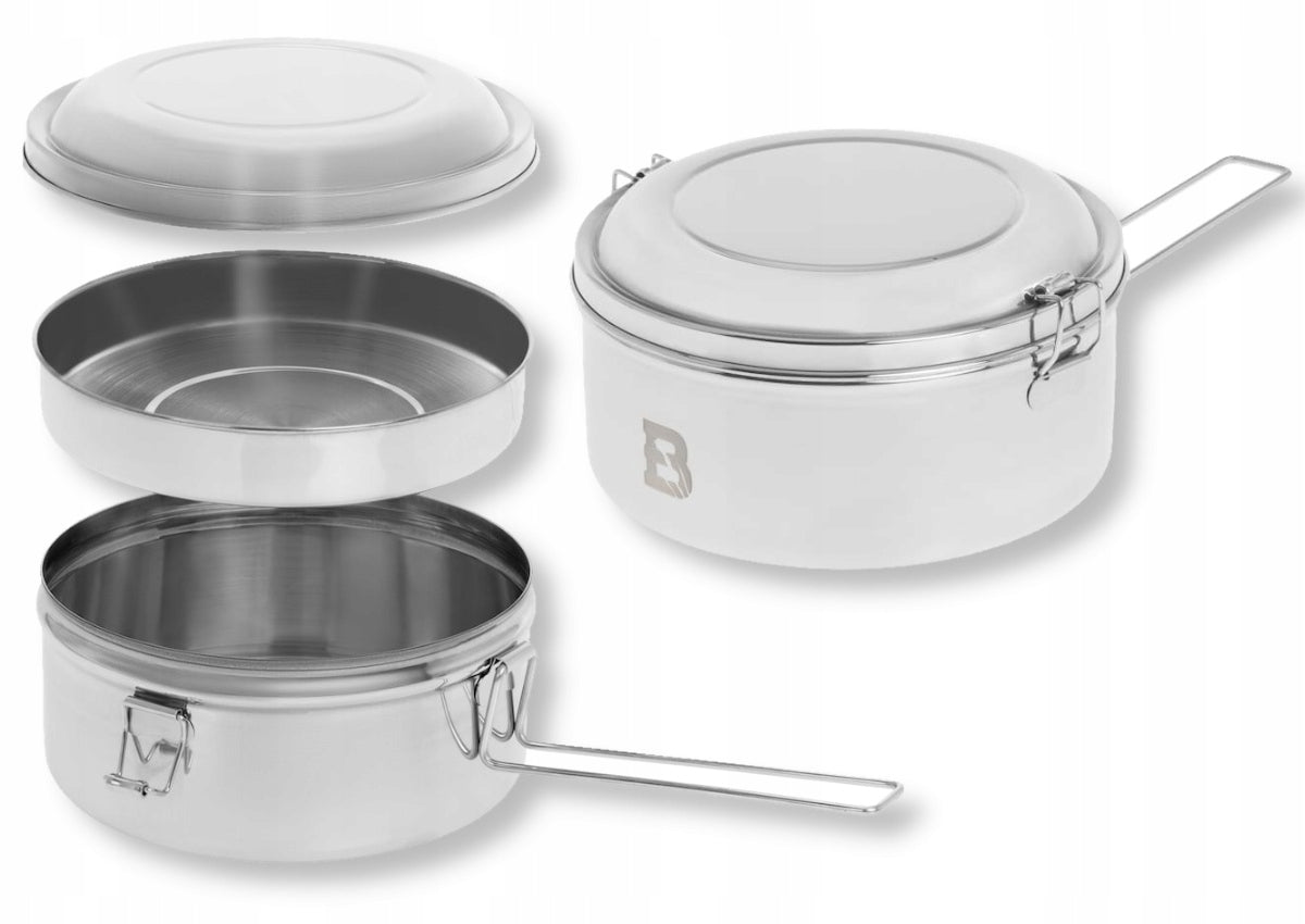 Military Tourist Canteen Stainless Steel Badger Outdoor 3Steelcook