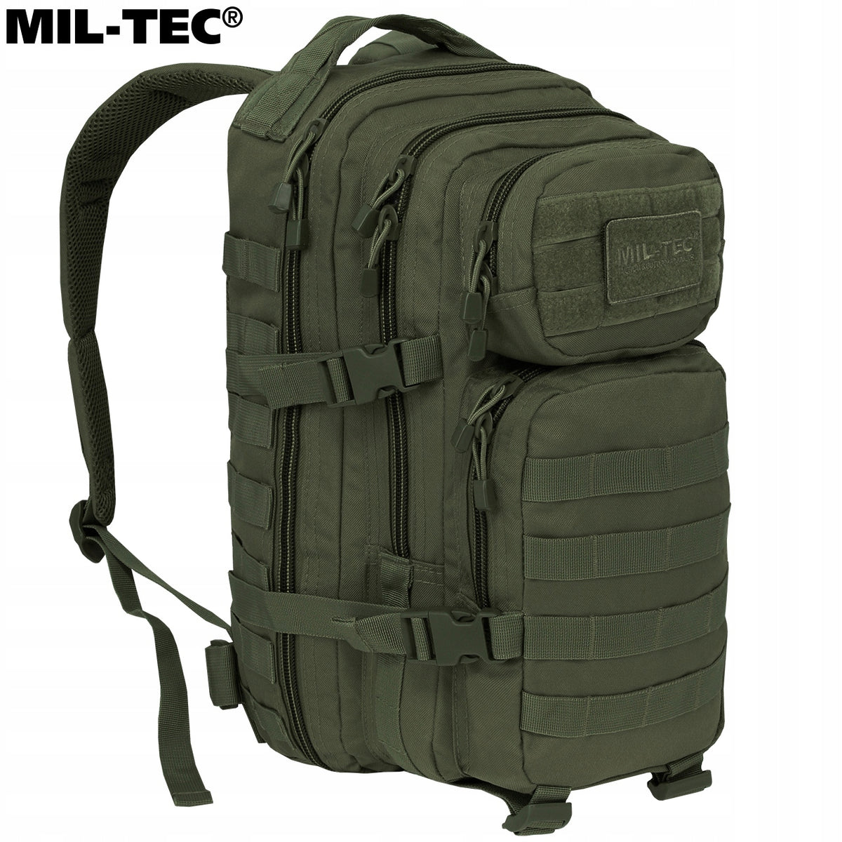 Military hiking backpack Mil-Tec Assault Pack II 20l Olive Manufacturer code 14002001