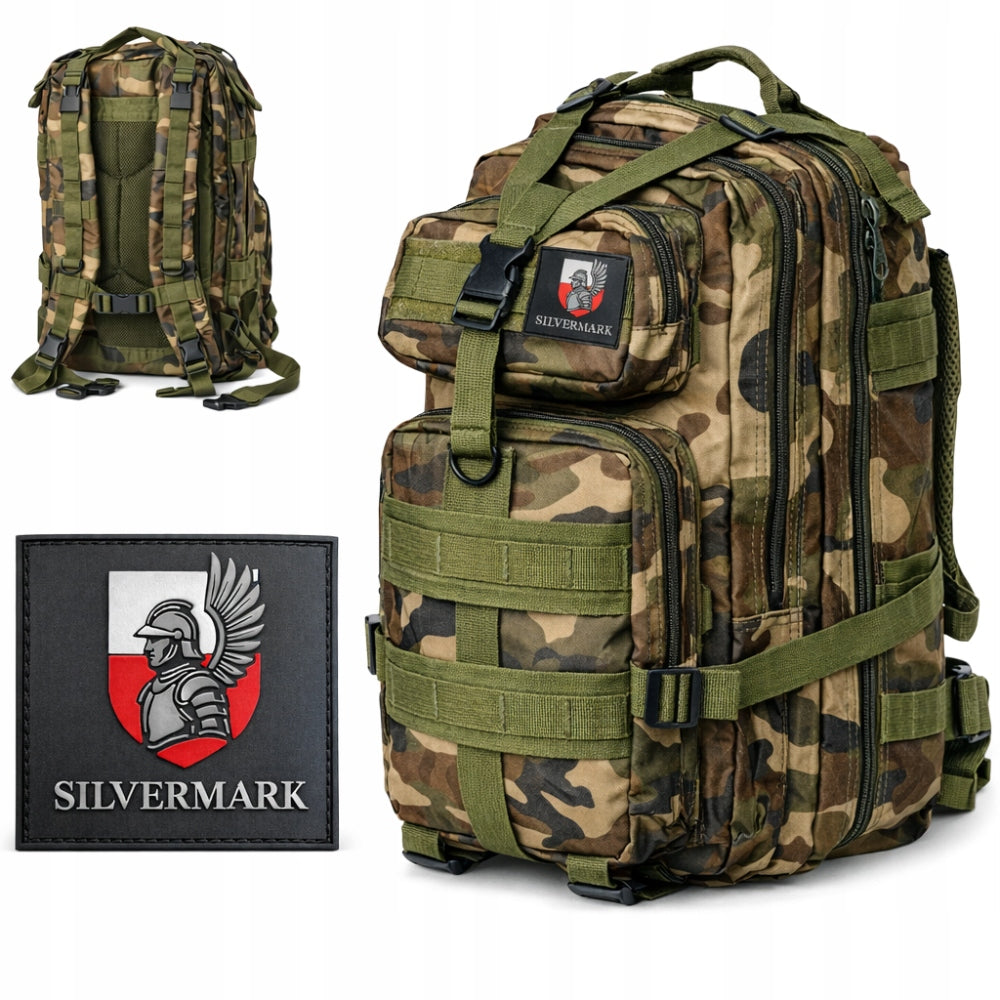 Military tactical backpack military tourist camo 35L survival Husarz