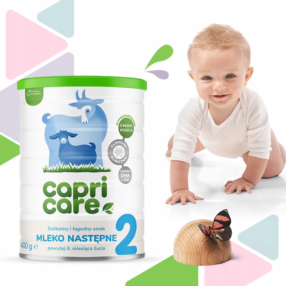 Milk CAPRICARE 2 goats 400 g next Brand Capricare