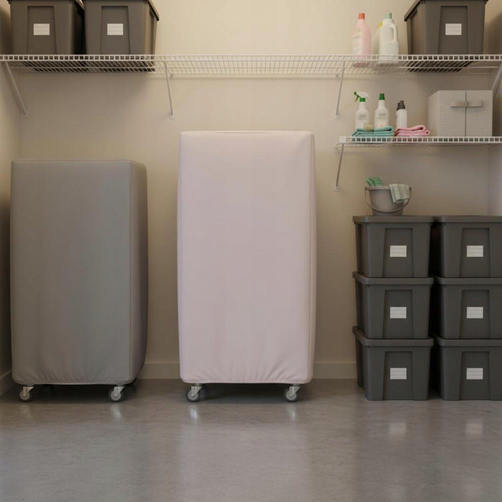 Milk Silk Portable Air Cooler Cover Snug Fit Dustproof 70-70-165cm Packaging status original