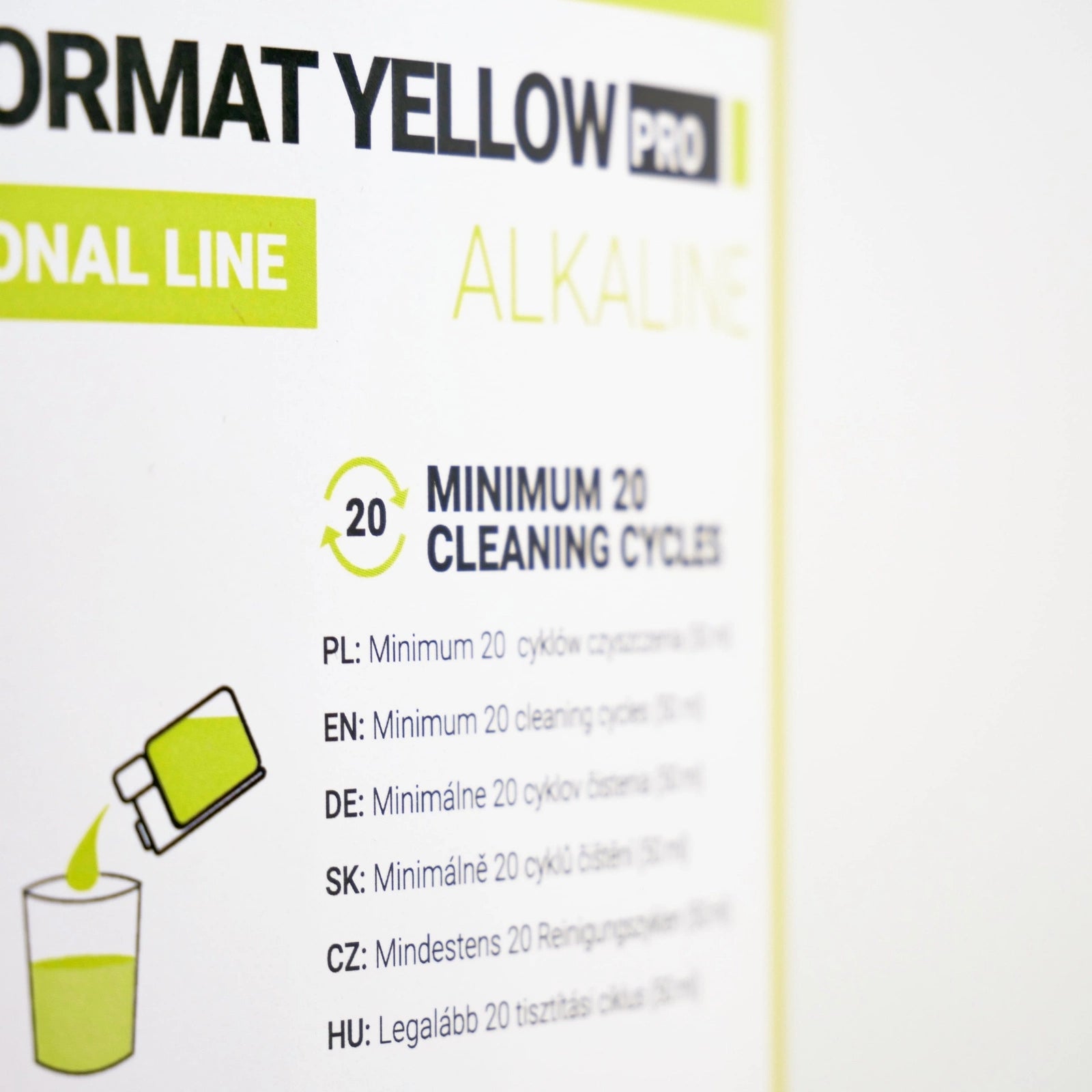 Milk System Cleaner Coffee Format Pro Alkaline 1000ml Packaging status original