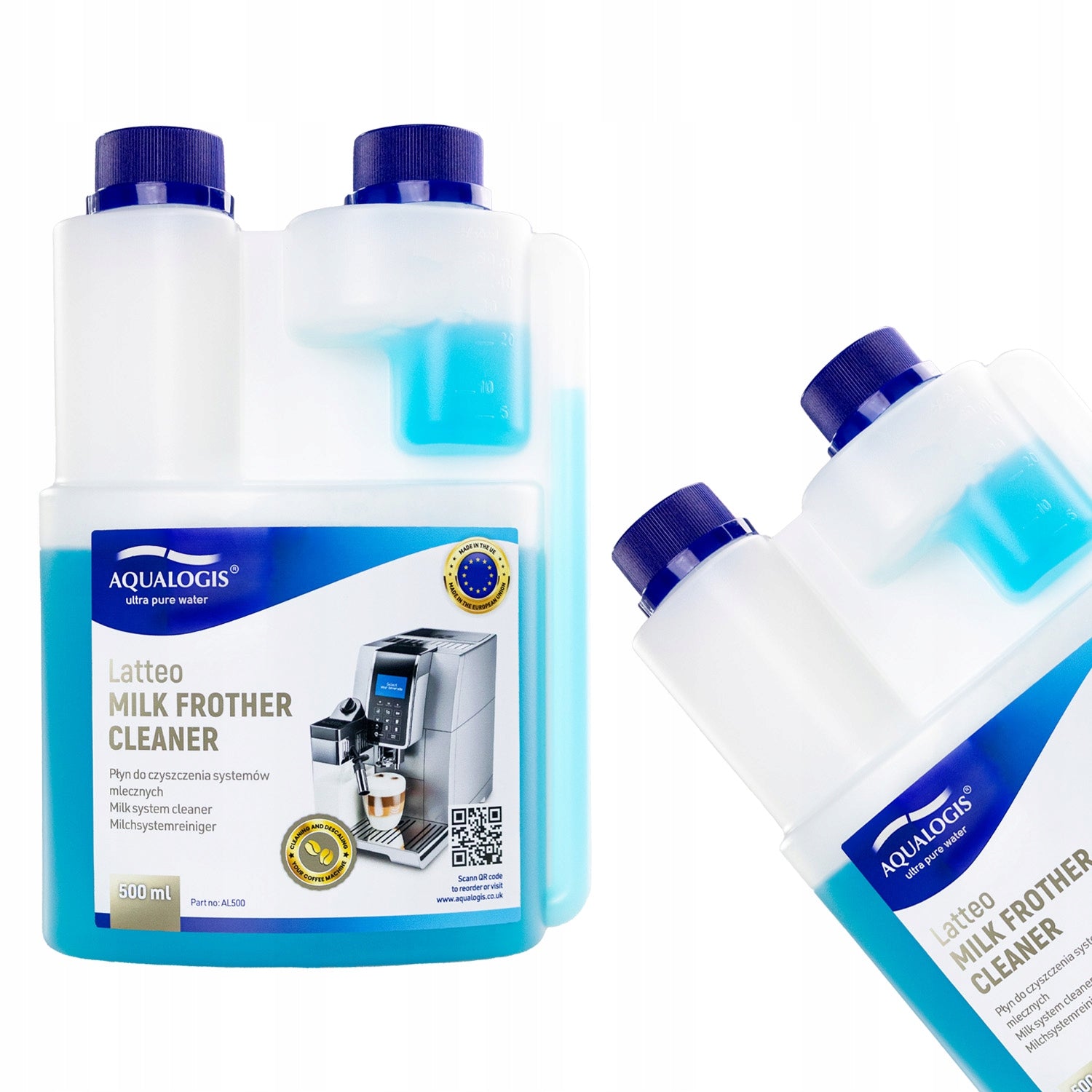Milk System Cleaner for Aqualogis Latteo 500 ml Packaging status original