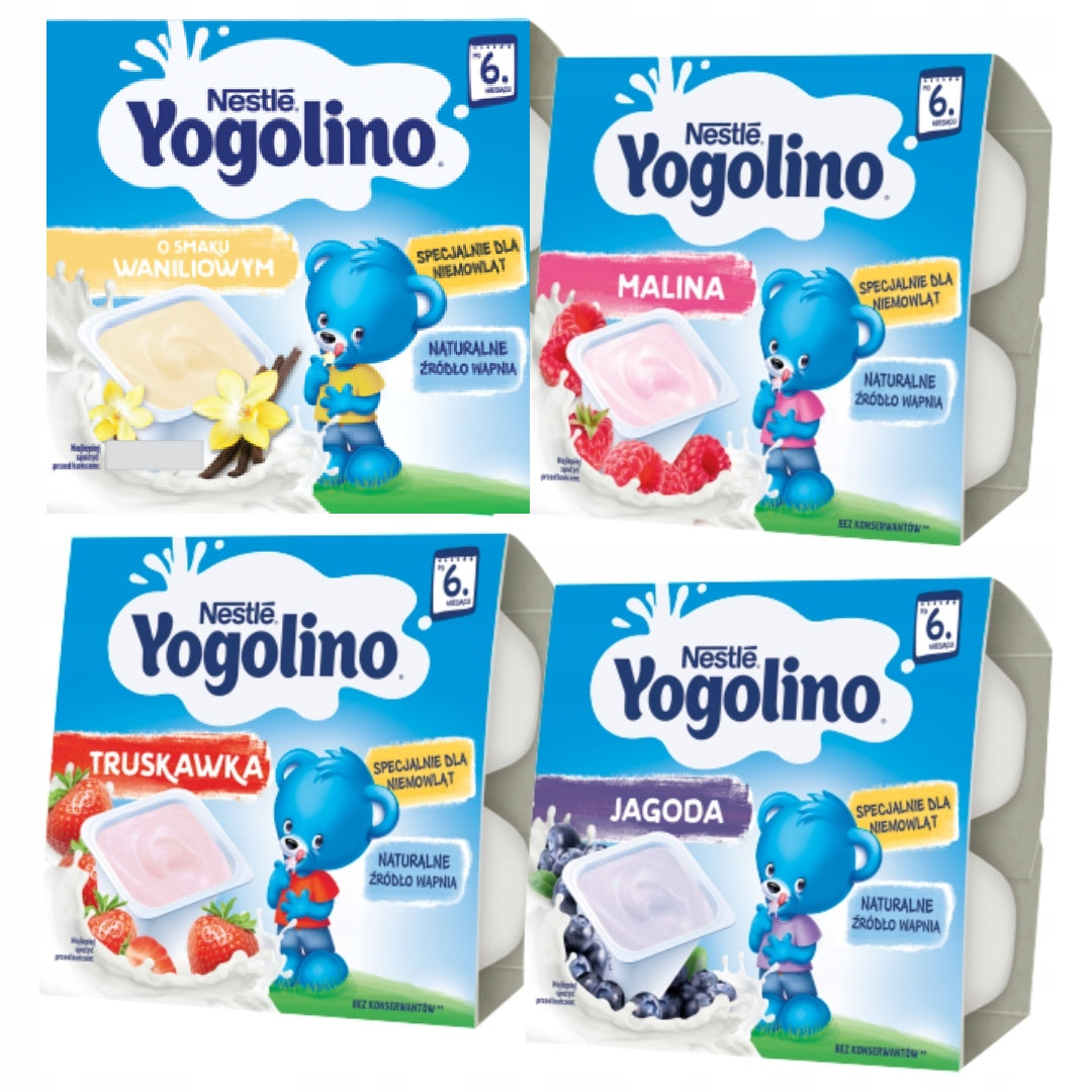 Milk and fruit dessert Nestlé Yogolino for babies after 6 months 4x400 g
