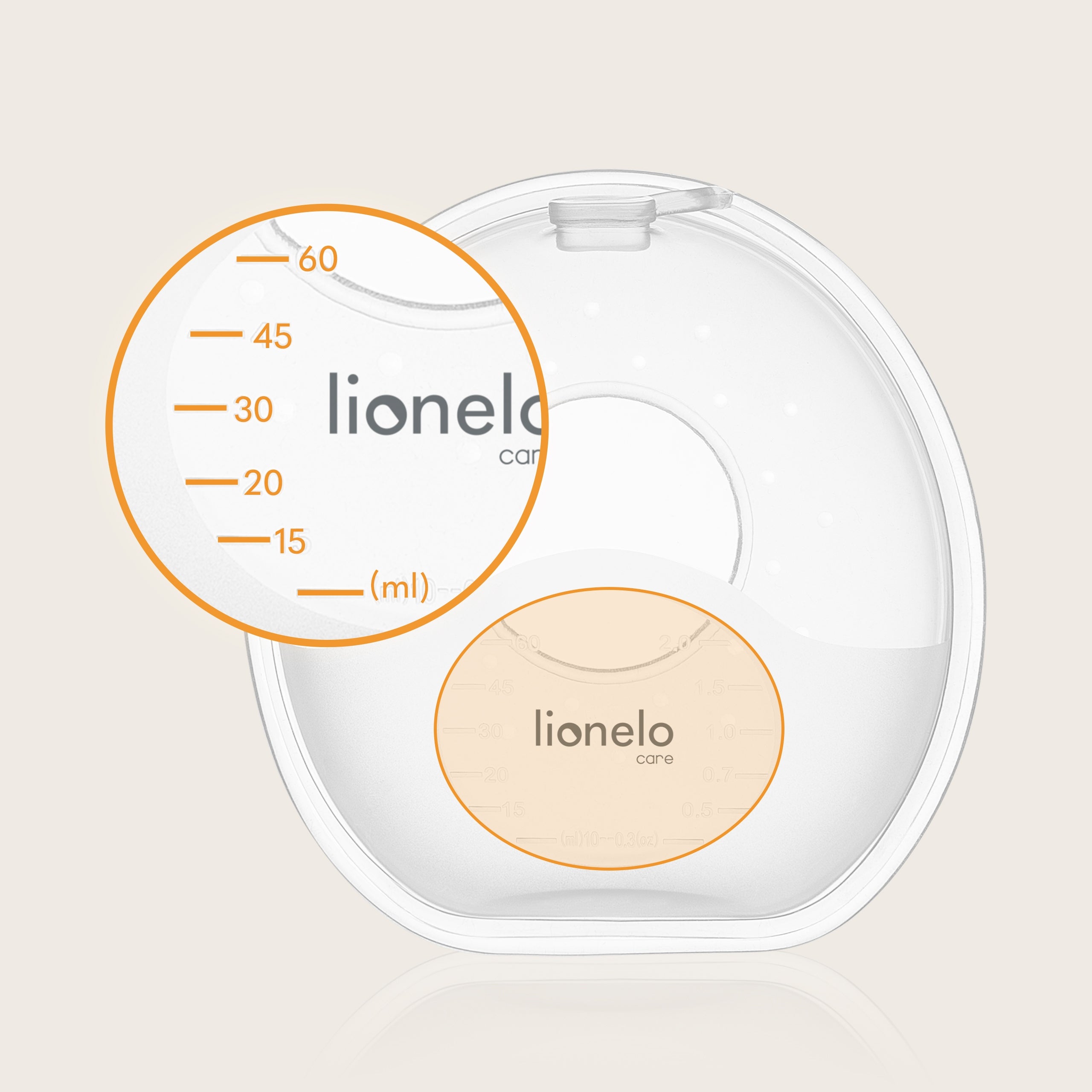 Milk collector LACTATION SHELLS HANDS-FREE 2x60 ml Lionelo Milky Simple EAN (GTIN) 5903771722216