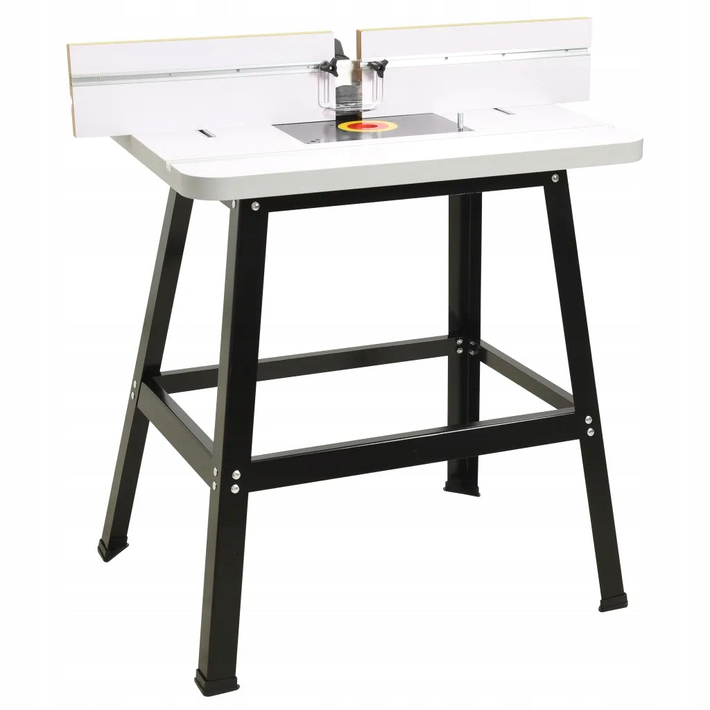 Milling table, steel and MDF, 81x61x88 cm