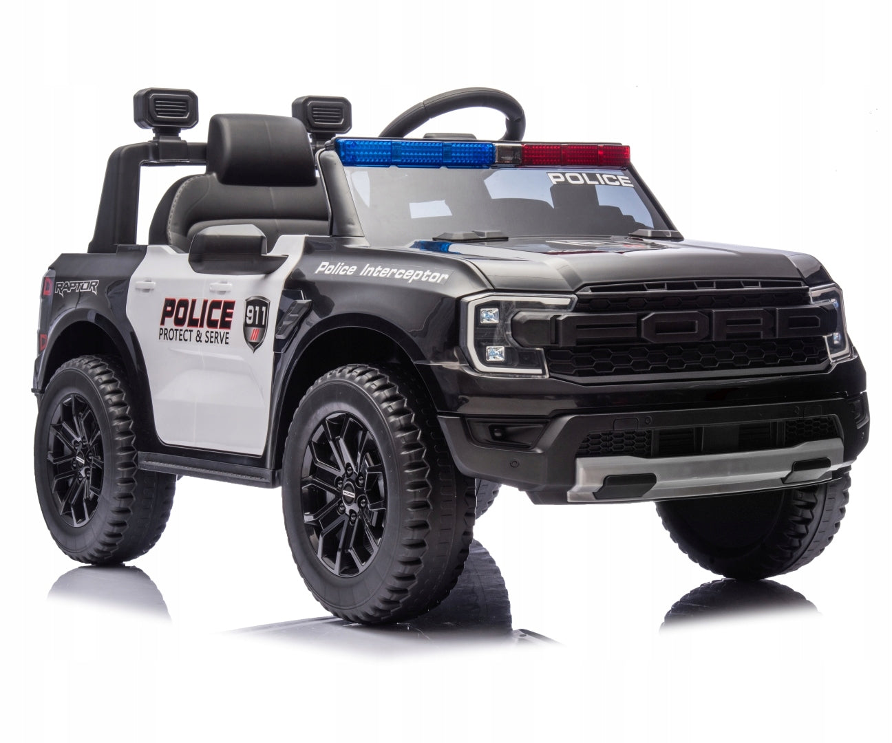 Milly Mally Ford Ranger Police Black Battery Vehicle Packaging status original